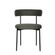 10 Kit 2 Cadeiras Serena Rivatti 54 cm -Largura- Estofado em Boucle Verde e Base em Aco Preto